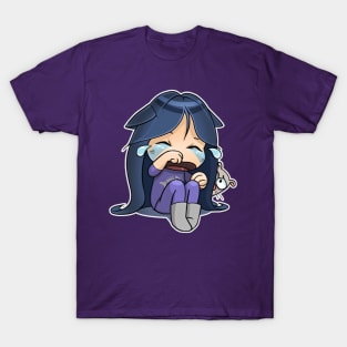 Kitty The Witch Sad T-Shirt